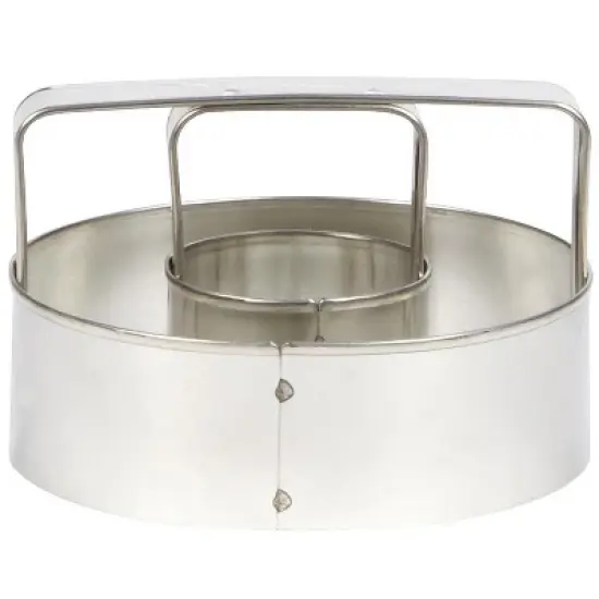 Fox Run Silver Tin Plated Steel Donut Cutter image {1}