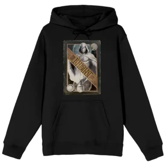 Marvel Comic Moon Knight Disney Plus Graphic Men's Black Hoodie image {7}