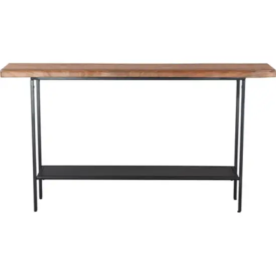Donald Acacia Wood Console Table Iron Natural - ZM Home image {2}
