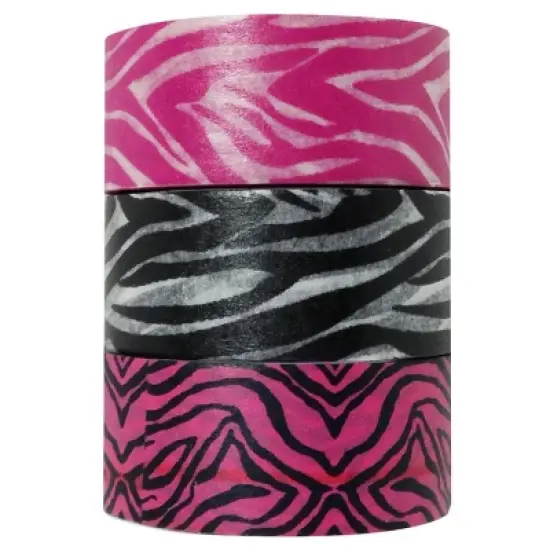 Wrapables Wild Side Washi Masking Tape (Set of 3) image {1}