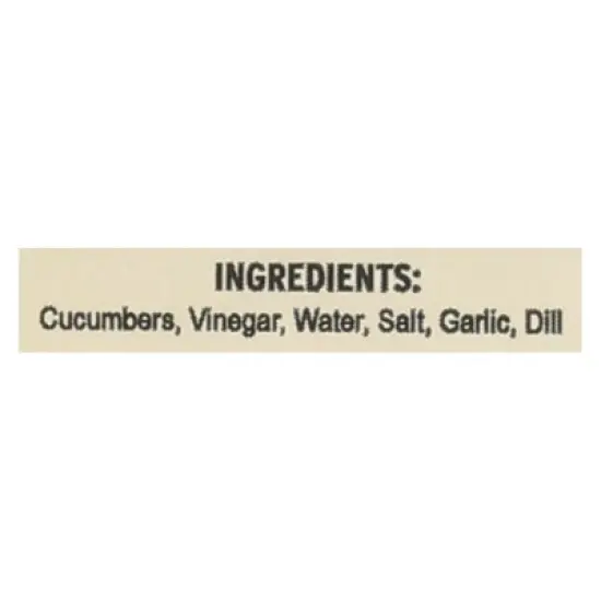 McClure's Garlic & Dill Spears Pickles - Case of 6/32 oz image {6}