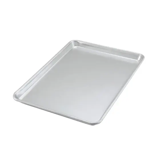 Winco Sheet Pan, Closed Bead, Aluminum, 13" x 18" (Half Size) - Silver image {2}