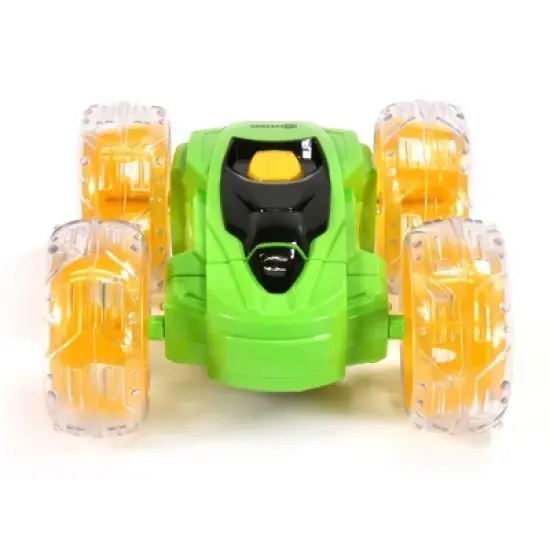 Contixo SC3 RC Flip Racer Stunt Car 2-pack Pink and Green image {12}