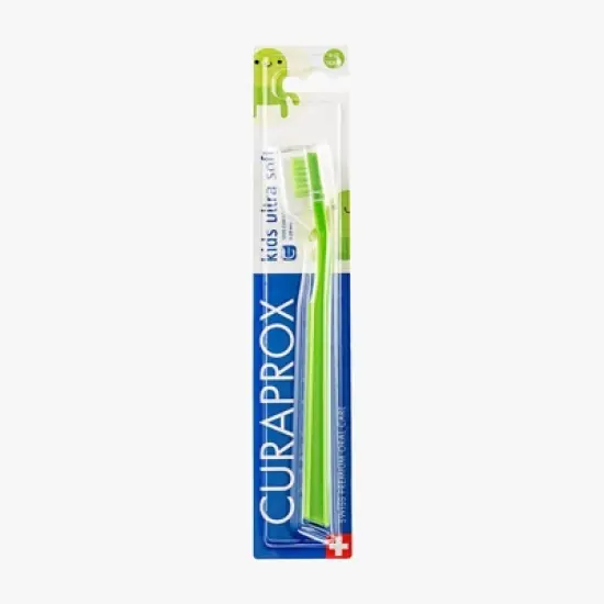 Curaprox Kids Toothbrush, Ultra Soft for Ages 4&ndash;12 with Small Head and Gentle Cleaning Power image {7}
