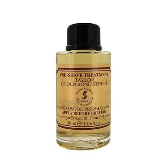Taylor of Old Bond Street Sandalwood Pre Shave Oil image {2}