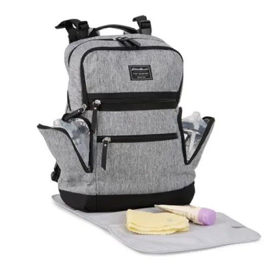 Eddie Bauer Sport Traveler Back Pack Diaper Bag - Gray image {2}