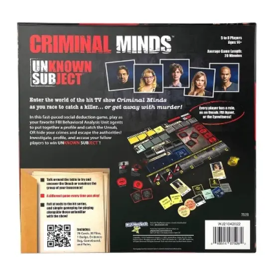 Criminal Minds UNknown SUBject Game image {3}