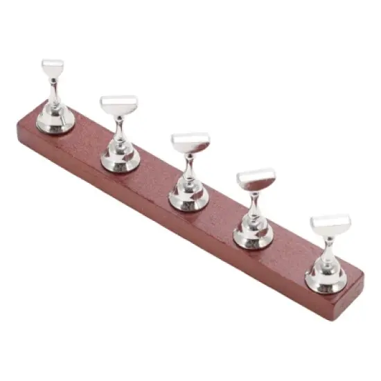 Unique Bargains Durable Rectangular Nail Display Stand 1 Set image {6}