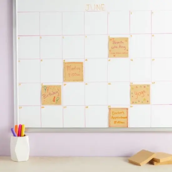 Juvale 6-Pack Kraft Paper Sticky Notes 3x3 Inch, Brown Self-Adhesive Memo Notepad Set, Self-Stick Note Pads for Office, Work, Home, 100 Sheets Per Pad image {1}