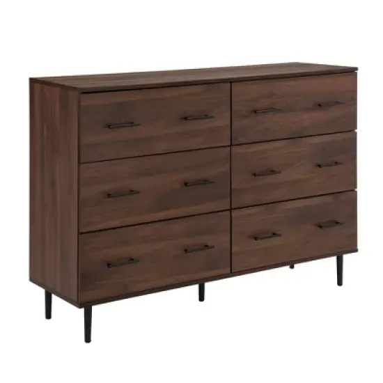 Higgins Modern Horizontal 6 Drawer Dresser - Saracina Home image {15}