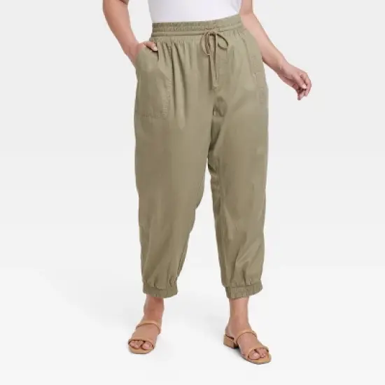 Women's High-Rise  Ankle Jogger Pants - A New Day&trade; image {4}