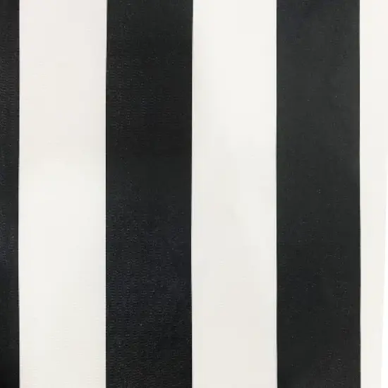 Commonwealth Seascapes Stripes Light Filtering Provide Privacy Satiny Look Grommet Outdoor Panel Pair Black image {3}