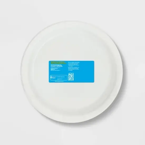 Disposable Plate 10" - Stripes - 24ct - up&up&trade; image {2}