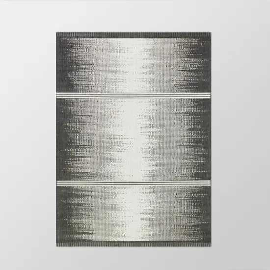 Ombre Stripe Outdoor Rug Black - Project 62&trade; image {3}