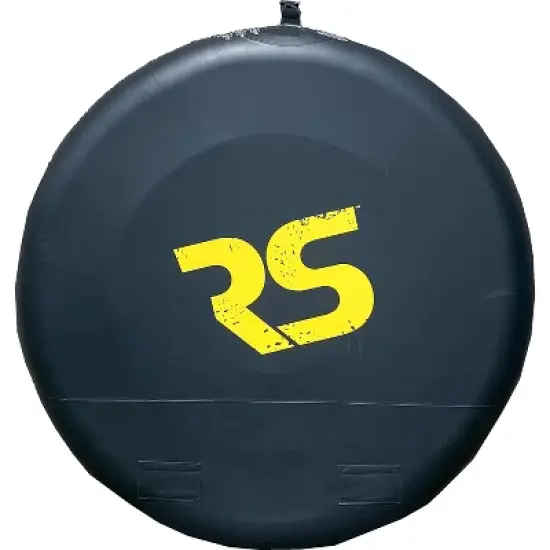 RAVE Sports 02408-RV Mass Frantic 4 Rider Towable Boat Water Innertube + RAVE Sports 02463-RV Mambo 3 Rider Towable Boat Water Inflatable Float image {4}