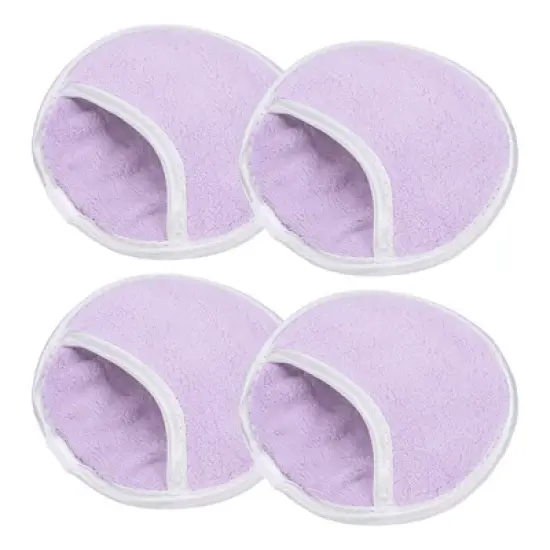 Unique Bargains Cleansing Daily Face Wash Sponges Exfoliating Fingers Glove 4 Pcs image {9}