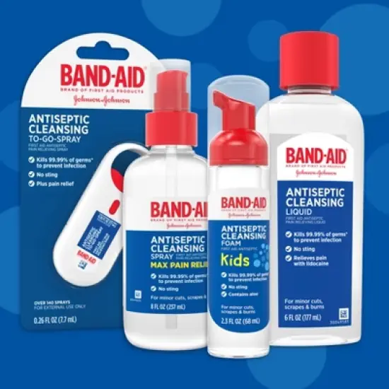 Band-Aid Kids' Antiseptic Cleansing Foam - 2.3 fl oz image {1}