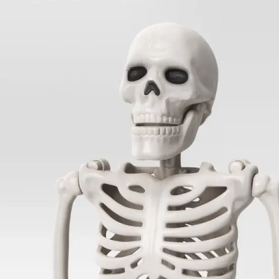 4pc 10" Skeletons Halloween Decorative Props - Hyde and EEK! Boutique&trade;: Indoor/Outdoor, Off-White image {2}