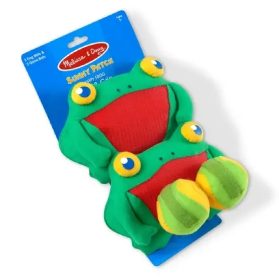 Melissa & Doug Sunny Patch Skippy Frog Toss and Grip Action Game - 2 Mitts, 2 Soft Balls image {2}