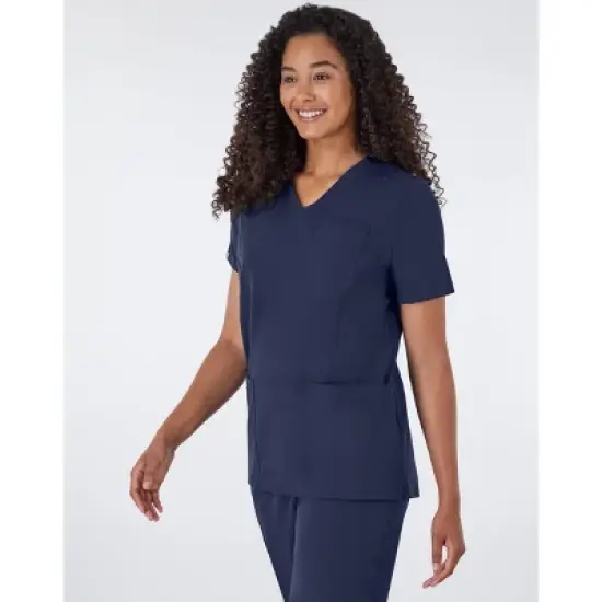 Hanes Comfort Fit Scrubs Women's Rib Back Scrub Top image {4}