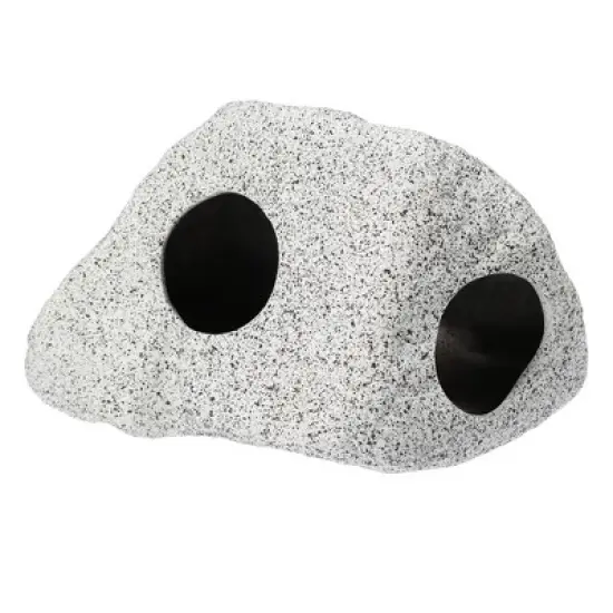 Unique Bargains Ceramic Aquarium Fish Tank Decoration Hideaway Rock Cave Gray 4.92x3.74x3.27 Inches image {2}