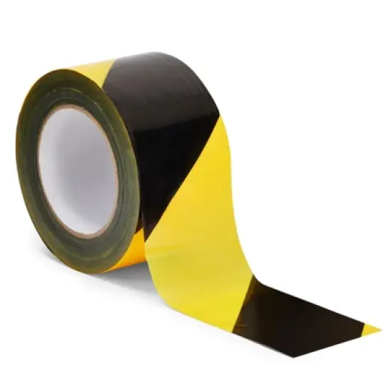 Stockroom Plus 2 Pack Caution Tape Roll, Black and Yellow Stripes, High Visibility Barricade Tape, 2.8 In Wide, 660 Ft Rolls image {3}