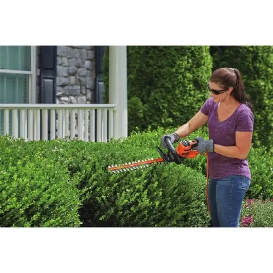 Black & Decker BEHT350 120V 4 Amp Brushed 22 in. Corded Hedge Trimmer image {3}