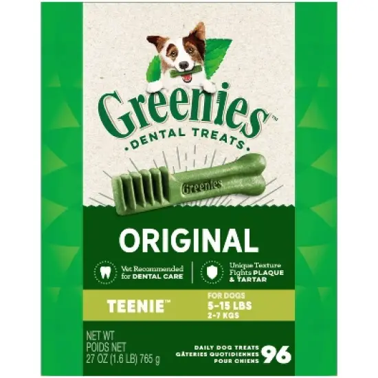 Greenies Teenie Original Chicken Dental Dog Treats image {10}