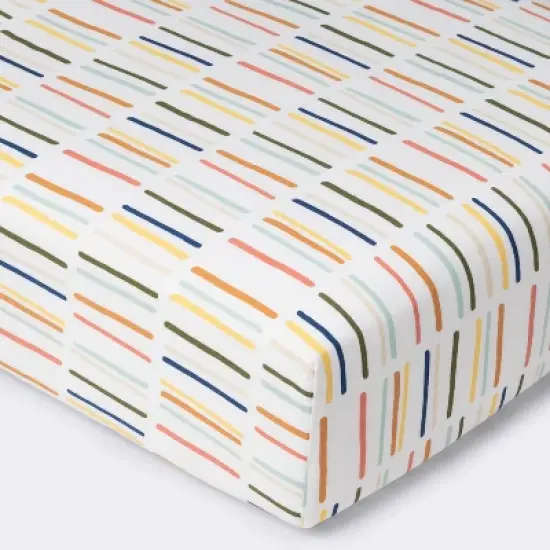Fitted Crib Sheet Dashes - Cloud Island&trade; image {4}