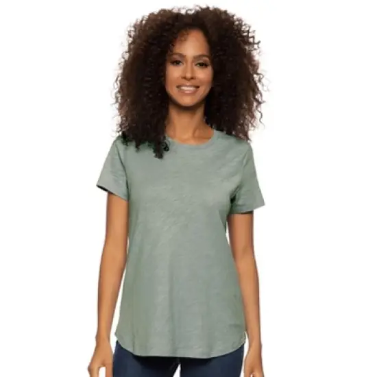 Felina Women's Slub Jersey Crew Neck T-Shirt image {6}