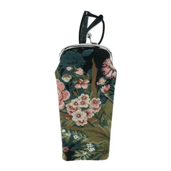 CTM Women's Floral Print Tapestry Glasses Case image {3}