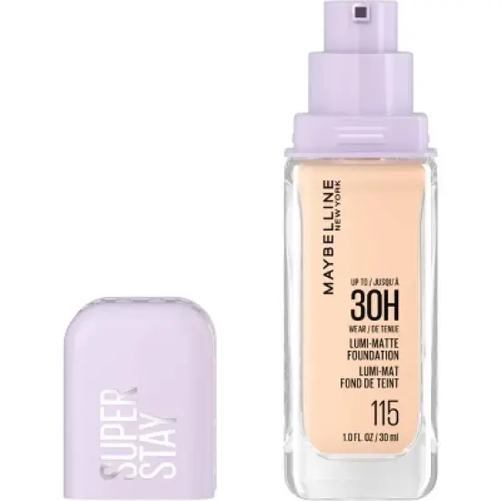 Maybelline Super Stay Up to 30HR Wear Lumi-Matte Liquid Foundation - 1 fl oz image {12}