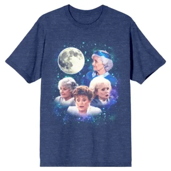 Golden Girls Moonlight Madness Men's Navy Heather T-shirt image {2}
