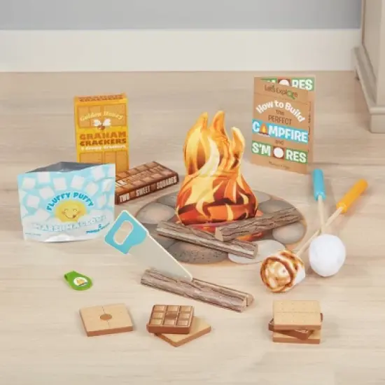 Melissa & Doug Let's Explore S'mores & More Campfire Play Set image {8}
