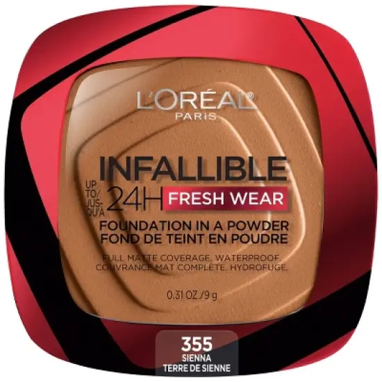 L'Oreal Paris Infallible Up to 24H Fresh Wear Foundation in a Powder - 0.31oz image {23}