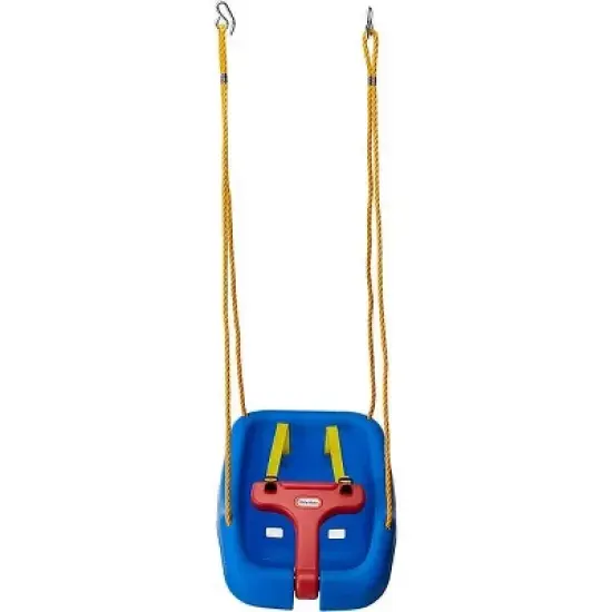 2-in-1 Snug and Secure Swing, High Back Swing, Blue image {4}