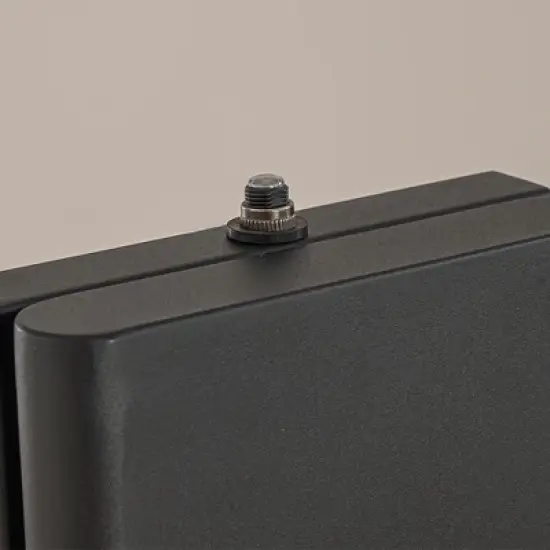 ALOADECOR Modern Simple Sqaure Integrated LED Outdoor Wall Sconce with Dusk to Dawn Sensor in Matte Black for Porch Patio (&uml;2 Pack) image {6}