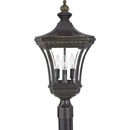 Quoizel Lighting Devon 3 - Light Post Light in  Imperial Bronze image {3}