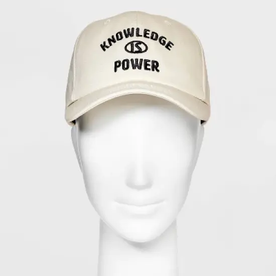 Women's Philadelphia Printworks Knowledge is Power Graphic Hat - Khaki image {1}