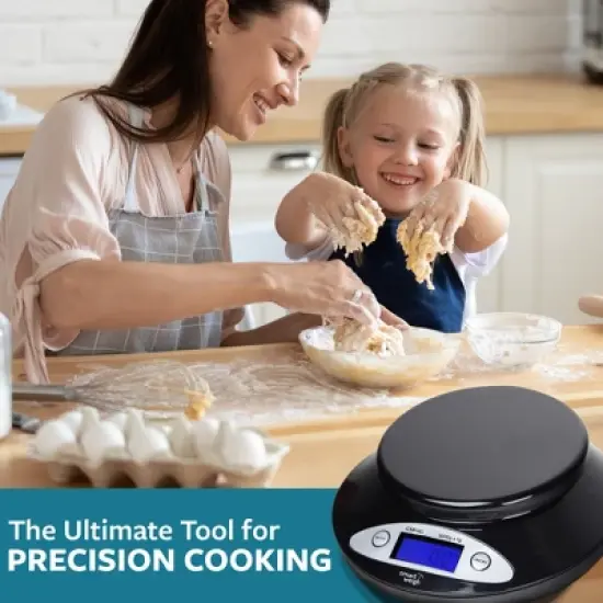 Smart Weigh Digital Scale with Removable Bowl - 11lbs image {6}