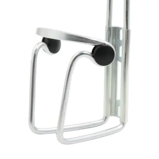 Unique Bargains Aluminum Alloy Water Bottle Cup Bicycle Cycling Drink Holder Silver Tone 3.1" x 3.1" x 5.7" 1 Pc image {5}
