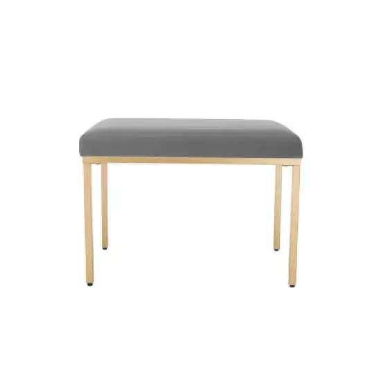 24" Metal Ottoman - WOVENBYRD image {8}