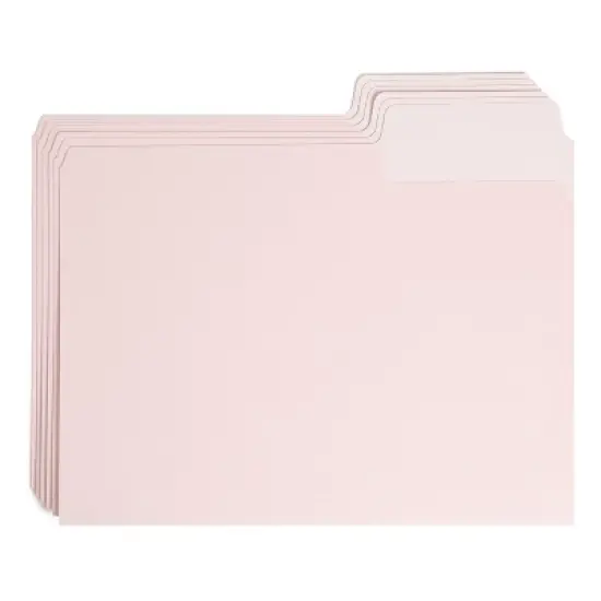 U Brands 24ct Super TabFile Folders - Two Toned image {9}