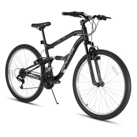 BAMCBASE 26 Inch Men's Mountain Bike, Dual Suspension, 21-Speed, Adult MTB image {13}