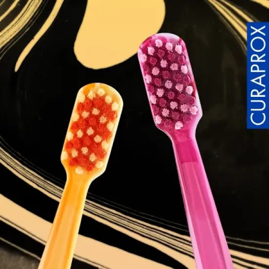 Curaprox CS 5460 Marble Edition, Ultra Soft Toothbrush for Gentle and Powerful Daily Cleaning, 2 pcs image {4}