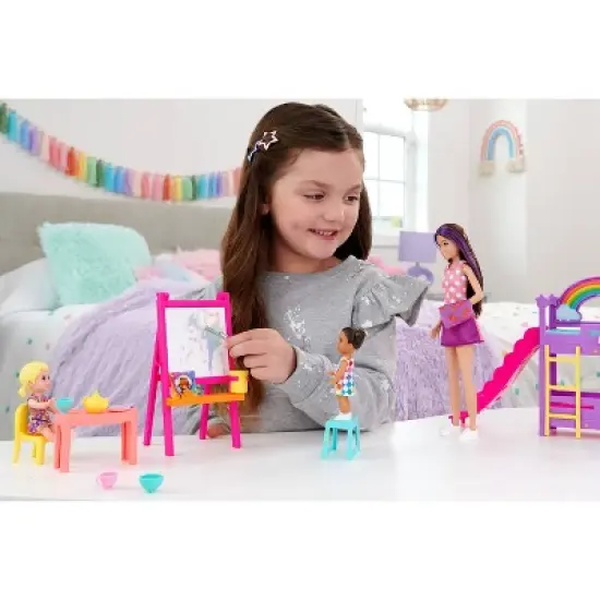 Barbie Skipper Babysitters Inc. Ultimate Daycare Playset with 3 Dolls, Furniture & 15+ Accessories image {1}