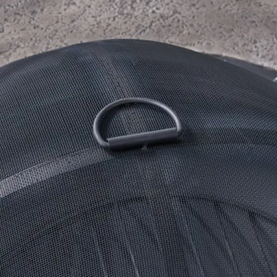 Mia Outdoor Wood Burning Lightweight Concrete Square Fire Pit - Gray - Christopher Knight Home image {4}