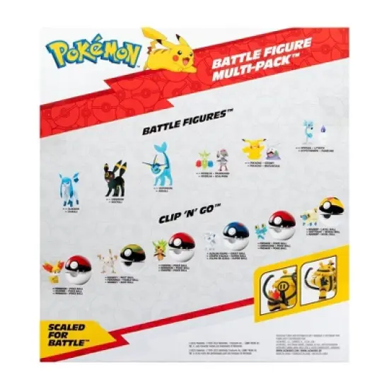 Pok&eacute;mon Battle Ready Action Figure Set (Target Exclusive) - 10pk image {2}