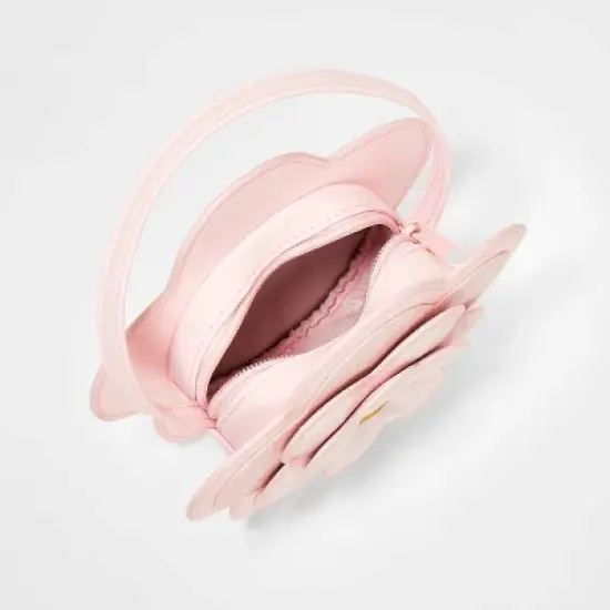 Toddler Girls' Floral Tote Bag - Cat & Jack&trade; Pink image {2}