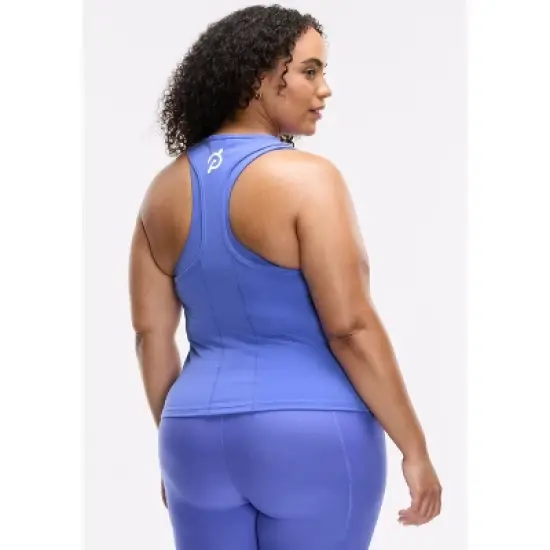Peloton Women's Cadent Slim Racerback Tank, Periwinkle Blue image {2}